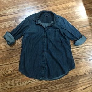 Lands End Denim/Chambray Shirt